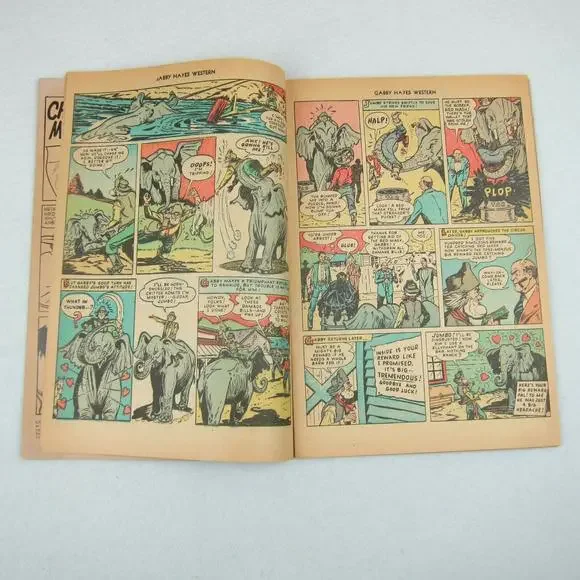 Vintage 1949 Gabby Hayes Western Comic Book #7 June Fawcett Photo Cover - Picture 5 of 12